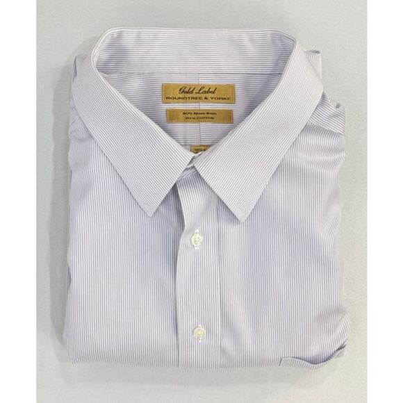 Roundtree & Yorke Other - Roundtree & Yorke Gold Label Men's 19 | 35 Big Dress Shirt